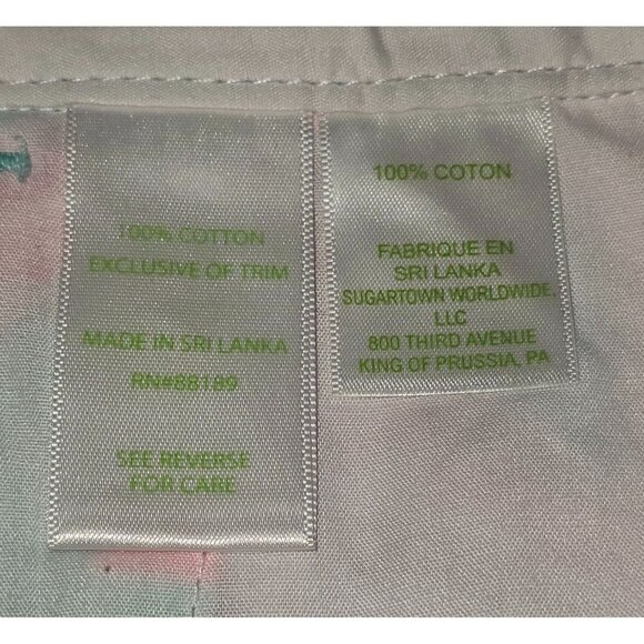 Nwot Lilly Pulitzer Women Multicolor The Buttercup Short Scalloped Hem Sz 8 2610 - Picture 13 of 16